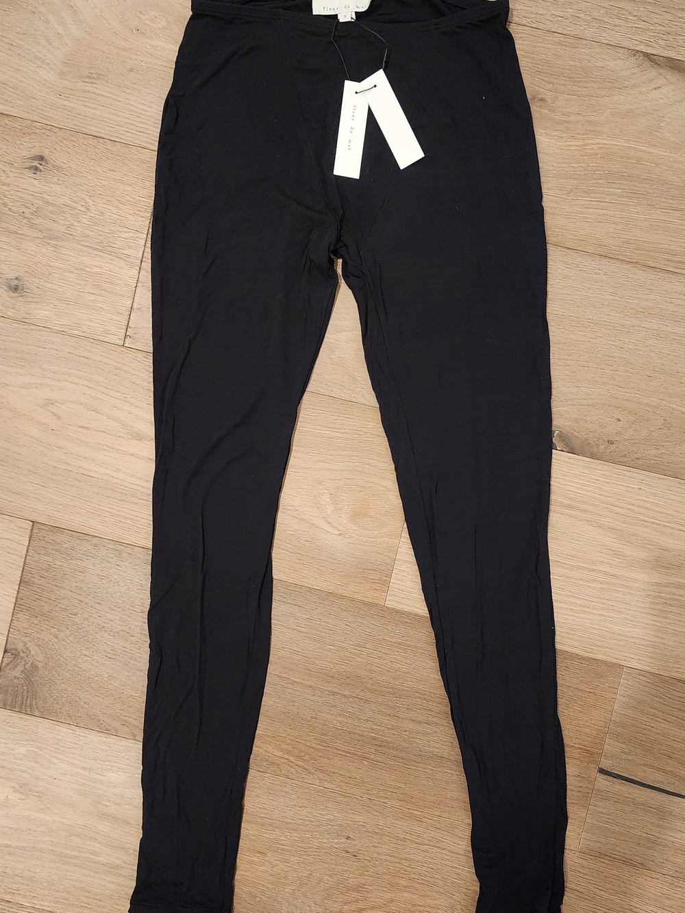 Fleur du Mal Black Butter Soft Stretch Leggings